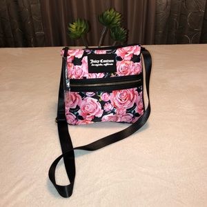 Juicy Couture floral pink crossbody bag